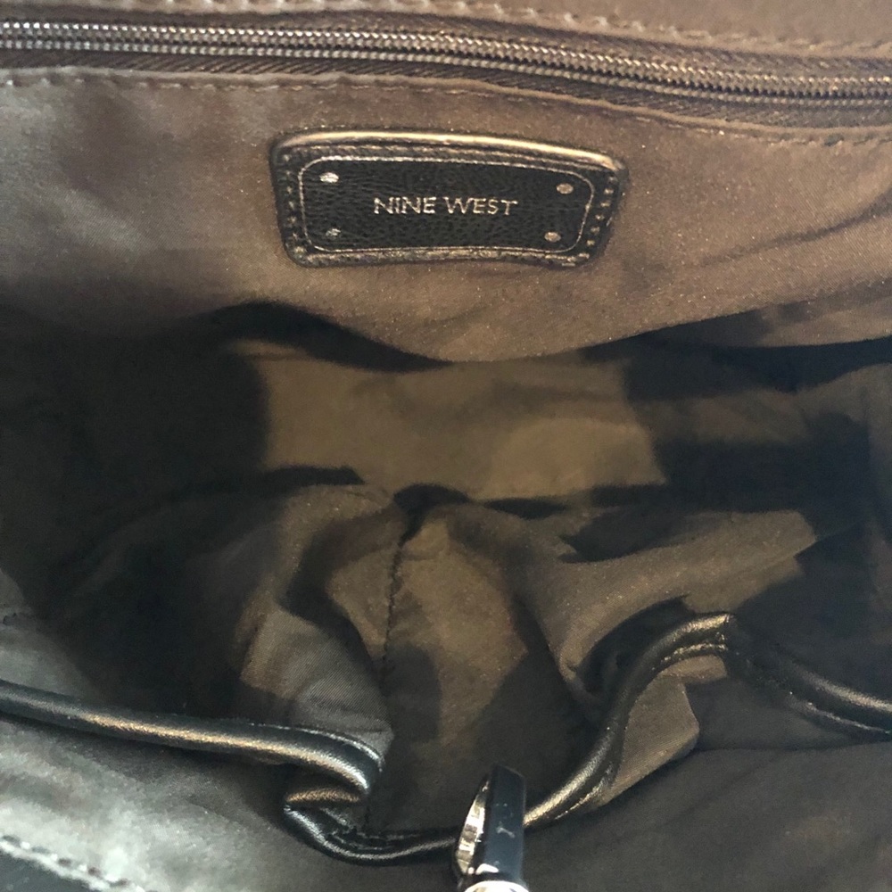 Nine West Black Ruffle Backpack - Picture 5 of 5